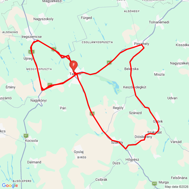 Name of route: 20260620_132805_Tamási 3<br>Biker's name: Krisztián Bencze<br>Start: 2026.06.20.<br>Distance: 119.814 km<br>Average speed: 39 km/h<br> 20260620_132805_Tamási 3