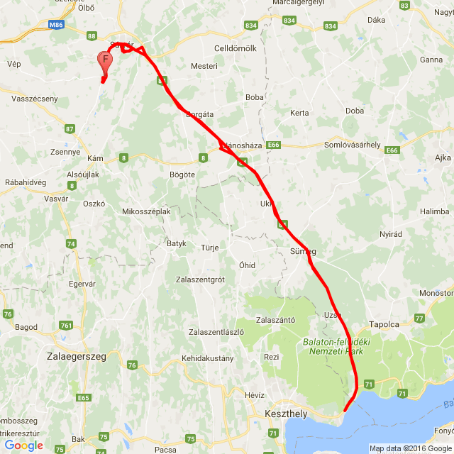 Nombre de la trayectoria: 20160814_165626<br>Motociclista: Kósi Zsolt<br>Salida: 2016.08.14.<br>Distancia: 171.328 km<br>Velocidad media: 84 km/h<br> 20160814_165626