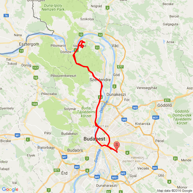 Nombre de la trayectoria: 20160814_Visegrád Mankyval<br>Motociclista: Koph<br>Salida: 2016.08.14.<br>Distancia: 115.373 km<br>Velocidad media: 63 km/h<br> 20160814_Visegrád Mankyval