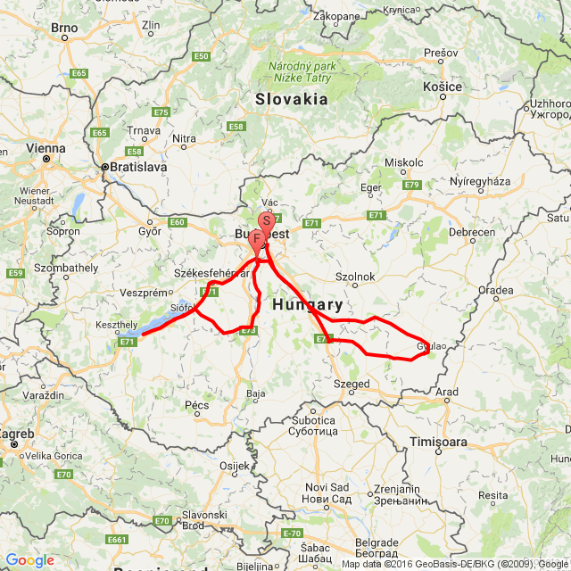 Nombre de la trayectoria: 2016.08.12-15 - országjárótúra<br>Motociclista: Gerédi Anita<br>Salida: 2016.08.12.<br>Distancia: 829.359 km<br>Velocidad media: 69 km/h<br> 2016.08.12-15 - országjárótúra