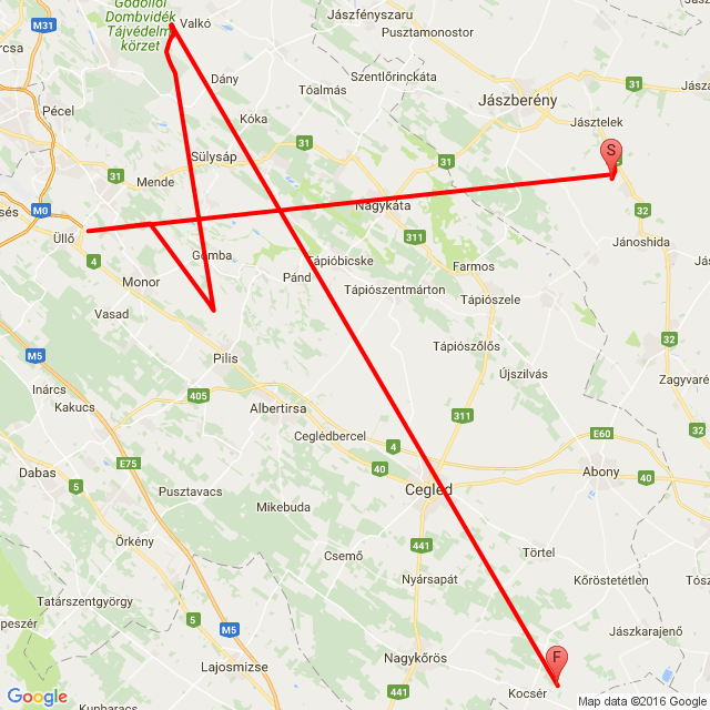 Útvonal neve: Ez mi a faszom? Repülővel voltam????<br>Motoros: Milán Nyúl<br>Indulás: 2016.09.10.<br>Távolság: 166.121 km<br>Átlagsebesség: 104 km/h<br> Ez mi a faszom? Repülővel voltam????