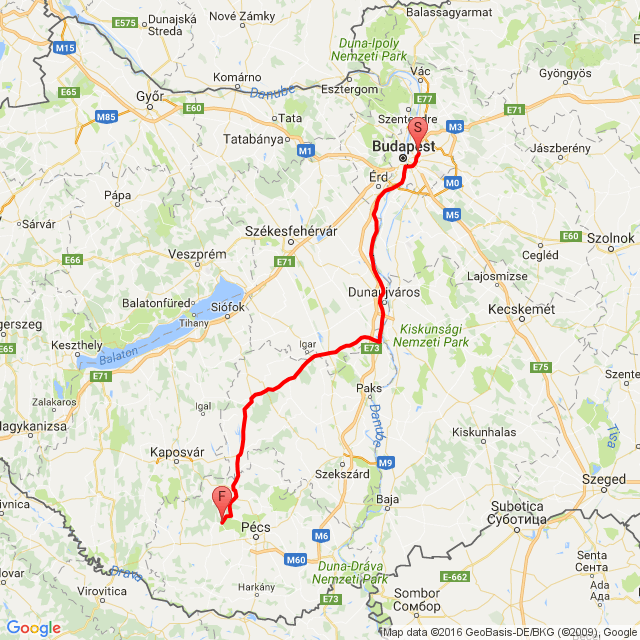 Name of route: Budapest - Hetvehely<br>Biker's name: marmaat<br>Start: 2016.09.24.<br>Distance: 222.484 km<br>Average speed: 90 km/h<br> Budapest - Hetvehely
