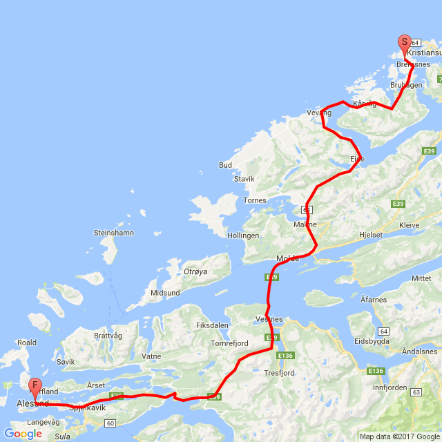 Name of route: Atlanti óceán út<br>Biker's name: Veszelka Gábor<br>Start: 2017.05.04.<br>Distance: 149.422 km<br>Average speed: 53 km/h<br> Atlanti óceán út