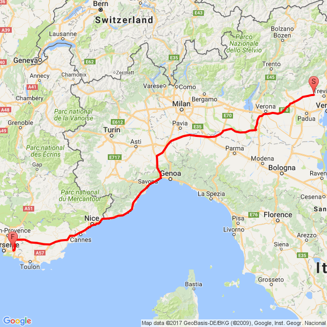 Velence-Monaco-Marsielle