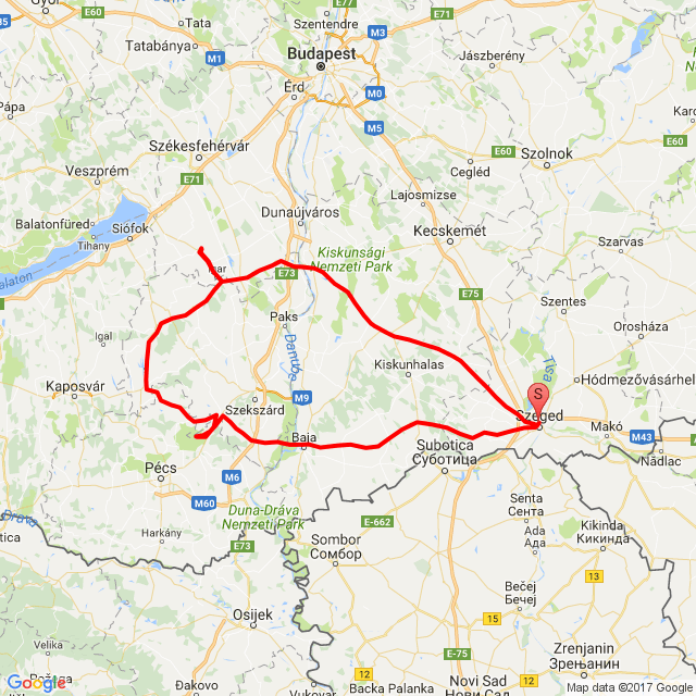 Nome della gita: 20170521_084253<br>Motorista: Szőke Gábor<br>Partenza: 2017.05.21.<br>Distanza: 467.446 km<br>Velocità media: 68 km/h<br> 20170521_084253