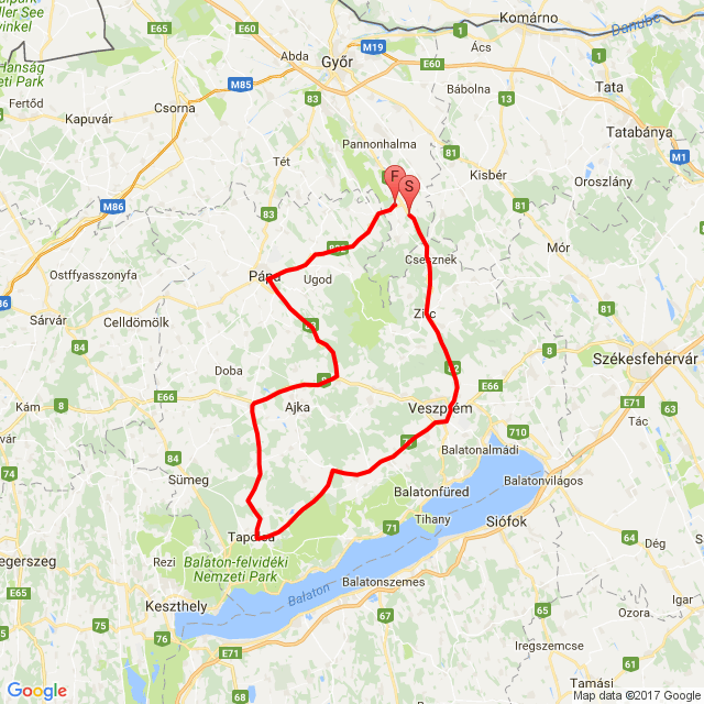 Nome della gita: 20170522_124010<br>Motorista: Zimmermann Bálint<br>Partenza: 2017.05.22.<br>Distanza: 192.917 km<br>Velocità media: 91 km/h<br> 20170522_124010