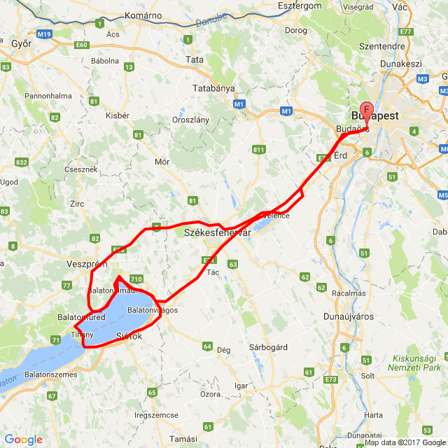 Name of route: 20170607 18. Open Road Fest nyitó<br>Biker's name: Perjés Ferenc<br>Start: 2017.06.07.<br>Distance: 319.771 km<br>Average speed: 78 km/h<br> 20170607 18. Open Road Fest nyitó