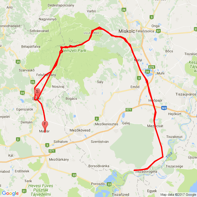 Nome della gita: 20170620_145853<br>Motorista: László Kérészy<br>Partenza: 2017.06.20.<br>Distanza: 237.135 km<br>Velocità media: 58 km/h<br> 20170620_145853