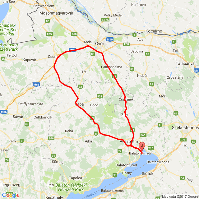 Nome della gita: 20170621_Balcsi túra<br>Motorista: Krisz<br>Partenza: 2017.06.21.<br>Distanza: 218.988 km<br>Velocità media: 83 km/h<br> 20170621_Balcsi túra