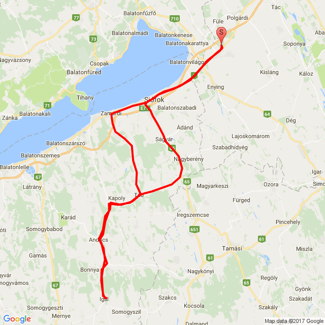 Nome della gita: 20170715_120823<br>Motorista: Hegedűs Ádám Imre<br>Partenza: 2017.07.15.<br>Distanza: 156.943 km<br>Velocità media: 72 km/h<br> 20170715_120823