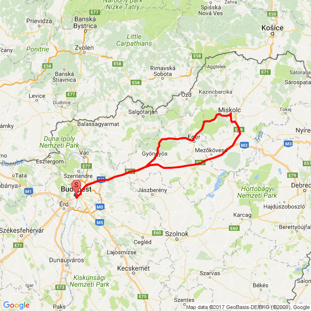 Nome della gita: 20170702_080647<br>Motorista: Forgó Bence<br>Partenza: 2017.07.02.<br>Distanza: 398.406 km<br>Velocità media: 91 km/h<br> 20170702_080647