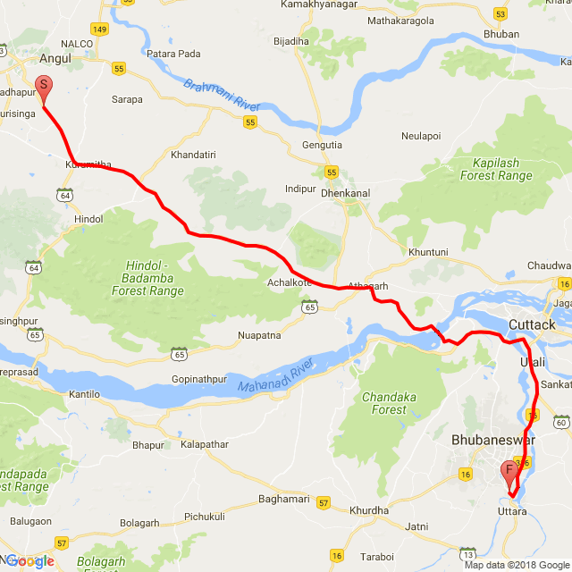 Nome della gita: 20180326_060707<br>Motorista: Ch Rati Ranjan Nayak<br>Partenza: 2018.03.26.<br>Distanza: 124.119 km<br>Velocità media: 48 km/h<br> 20180326_060707