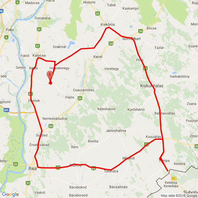 Útvonal neve: 20180331_105159<br>Motoros: Hányik Zoltán<br>Indulás: 2018.03.31.<br>Távolság: 213.059 km<br>Átlagsebesség: 90 km/h<br> 20180331_105159