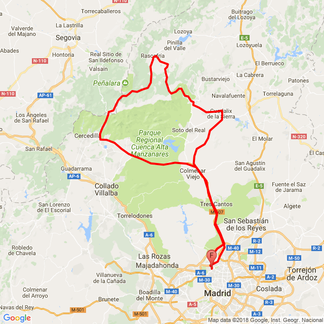Útvonal neve: 20180401_081226 cotos<br>Motoros: Miguel Angel<br>Indulás: 2018.04.01.<br>Távolság: 158.86 km<br>Átlagsebesség: 60 km/h<br> 20180401_081226 cotos