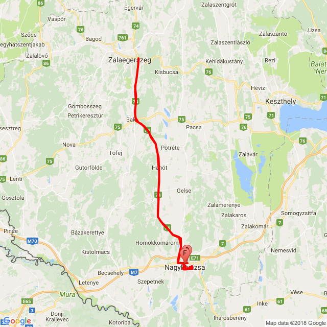 Útvonal neve: 20180328 - Kymco szemle<br>Motoros: Kolontári József<br>Indulás: 2018.03.28.<br>Távolság: 102.908 km<br>Átlagsebesség: 74 km/h<br> 20180328 - Kymco szemle