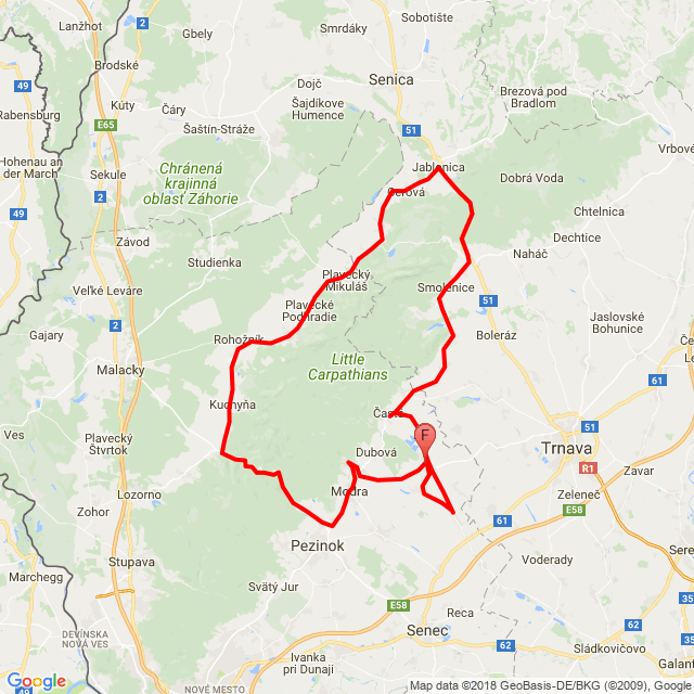 Nom du voyage: 20180427- Bublinka <br>Motard: Jr.pier<br>Départ: 2018.04.27.<br>Distance: 124.599 km<br>Vitesse moyenne: 64 km/h<br> 20180427- Bublinka