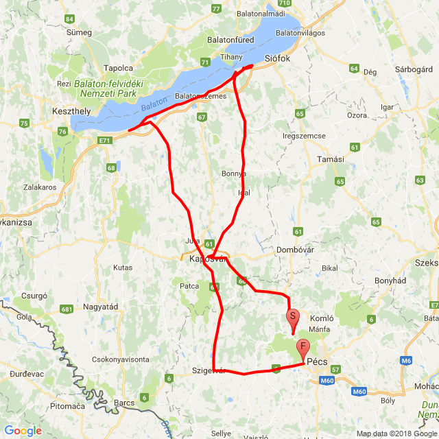 Nome della gita: 20180430_093359<br>Motorista: Gábor Nikolausz<br>Partenza: 2018.04.30.<br>Distanza: 301.529 km<br>Velocità media: 68 km/h<br> 20180430_093359