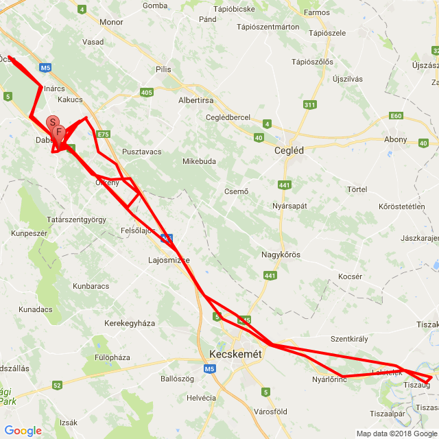 Name of route: 20180530_102229<br>Biker's name: Andras Takacs<br>Start: 2018.05.30.<br>Distance: 312.755 km<br>Average speed: 42 km/h<br> 20180530_102229