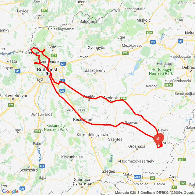 Útvonal neve: 20180610_055200<br>Motoros: Ecker Zoltán<br>Indulás: 2018.06.10.<br>Távolság: 638.916 km<br>Átlagsebesség: 74 km/h<br> 20180610_055200