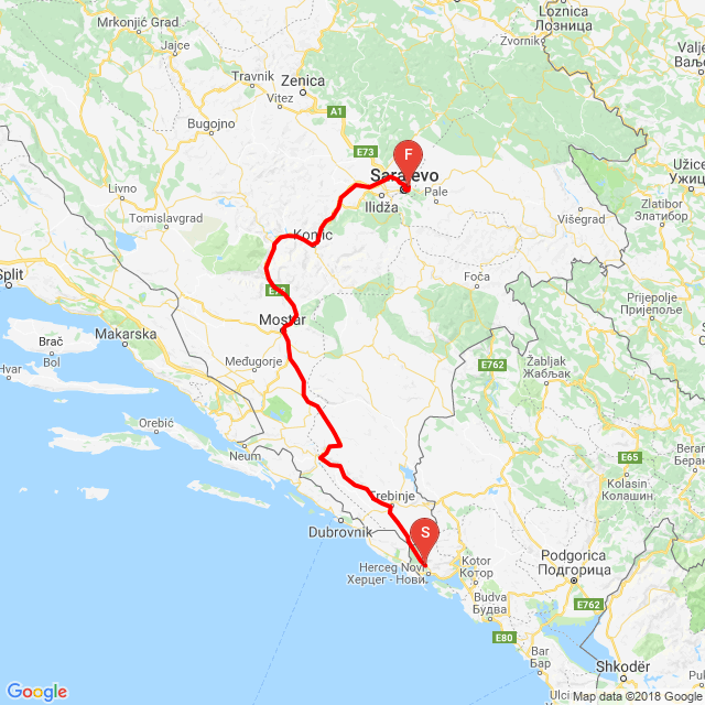 20180813_Kotor-Mostar-Szarajevó