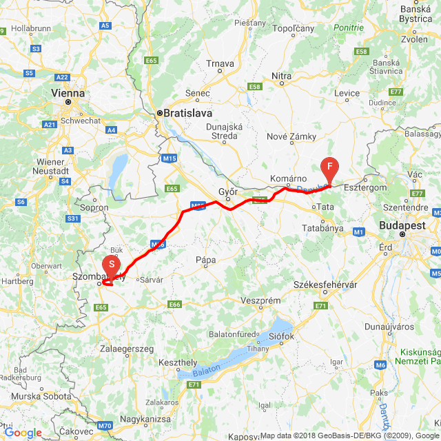 Nom du voyage: 20180830_071035<br>Motard: Takács Dávid<br>Départ: 2018.08.30.<br>Distance: 171.835 km<br>Vitesse moyenne: 97 km/h<br> 20180830_071035